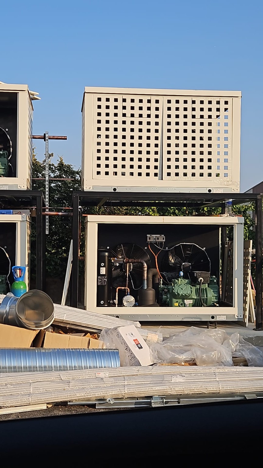 Groupes de condensation — chantier